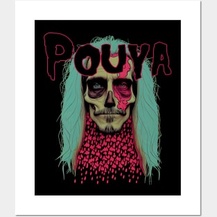 Rapper Pouya Retro Shorror Punk Skull Style | Vintage Graphic Posters and Art